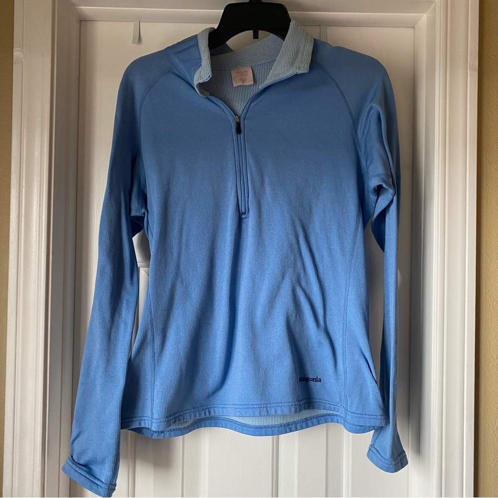 Light Blue Patagonia Quarter-Zip Pullover